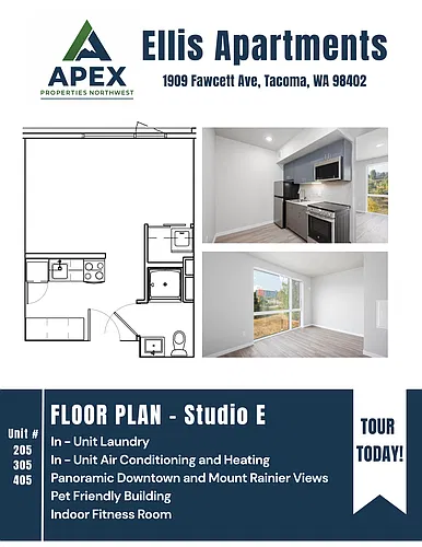 Floor plan Studio