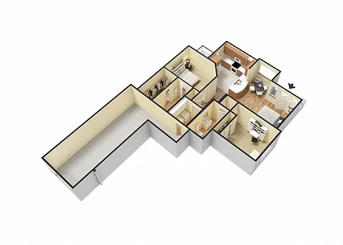 Floor plan Brazos