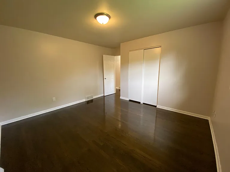 Bedroom with closet.