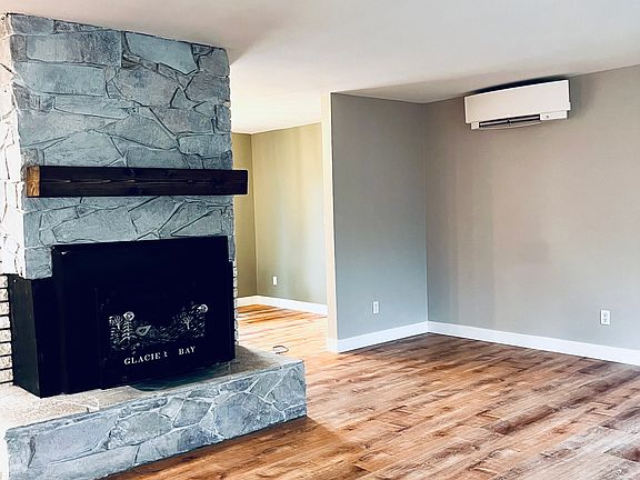 Front Living Room with Heat/AC and Fireplace