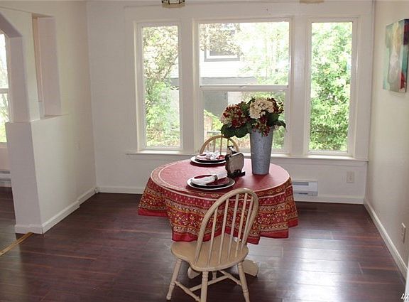 Looking across the dining room, plenty of room for your table and a hutch.