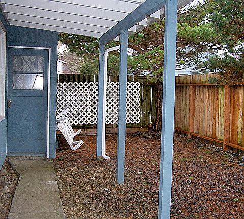 Covered Walkway To The Garage