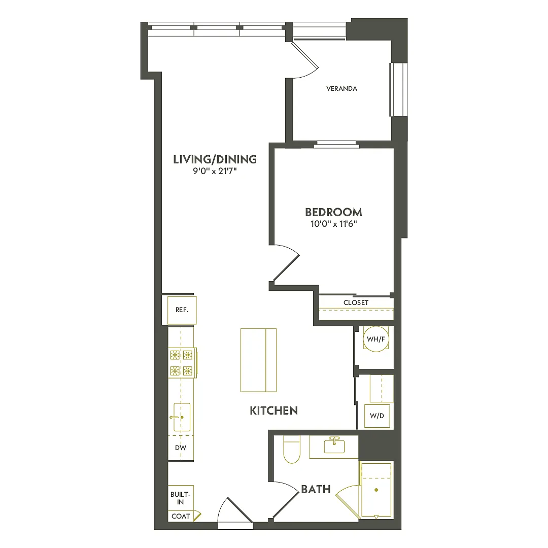 Floor plan A74