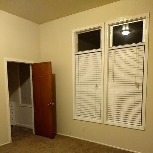 Glimpse of the bedroom