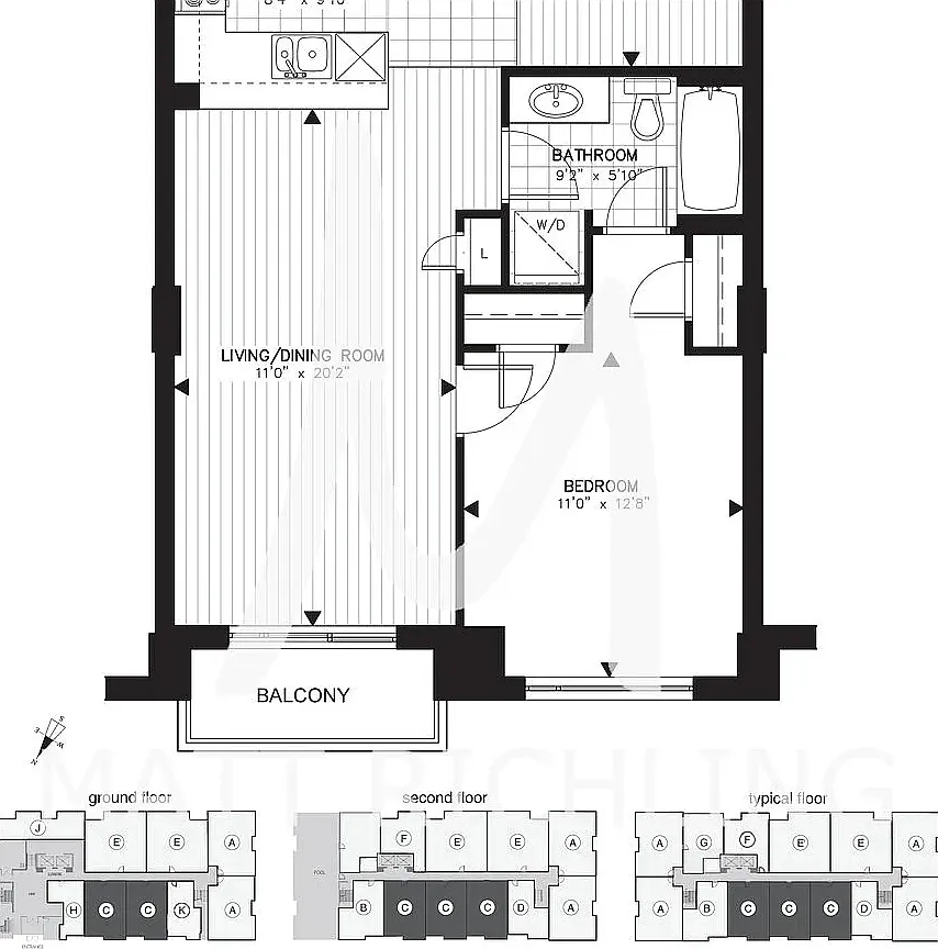 1 bed, 725 sqft, $2,144 — Photo 4