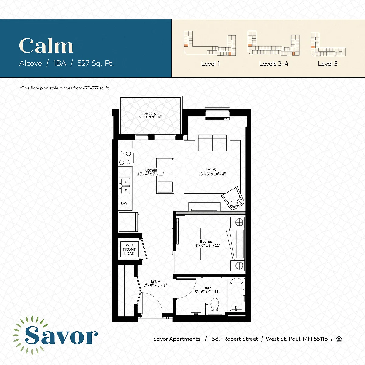 Floor plan Calm