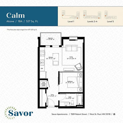 Floor plan Calm