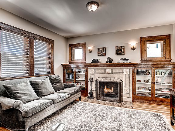 Working fireplace