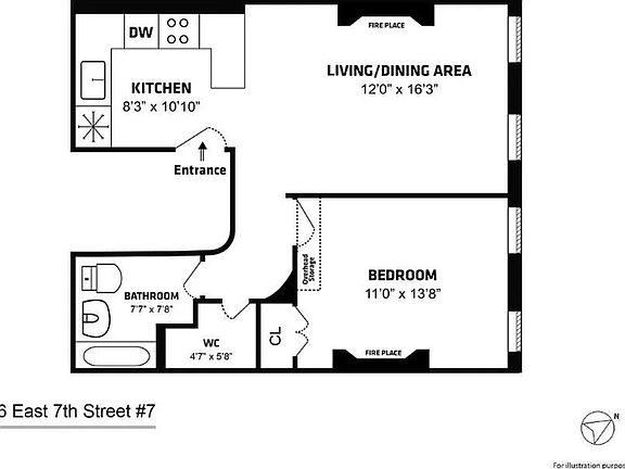 2nd image of 216 E 7th St APT 7