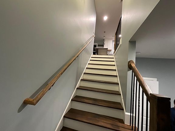 Stairs leading to main floor