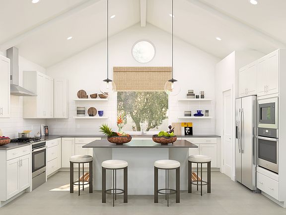 Kitchen with breakfast bar island