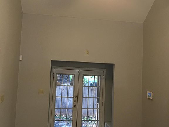 Entryway and Breakfast Nook with vaulted ceilings