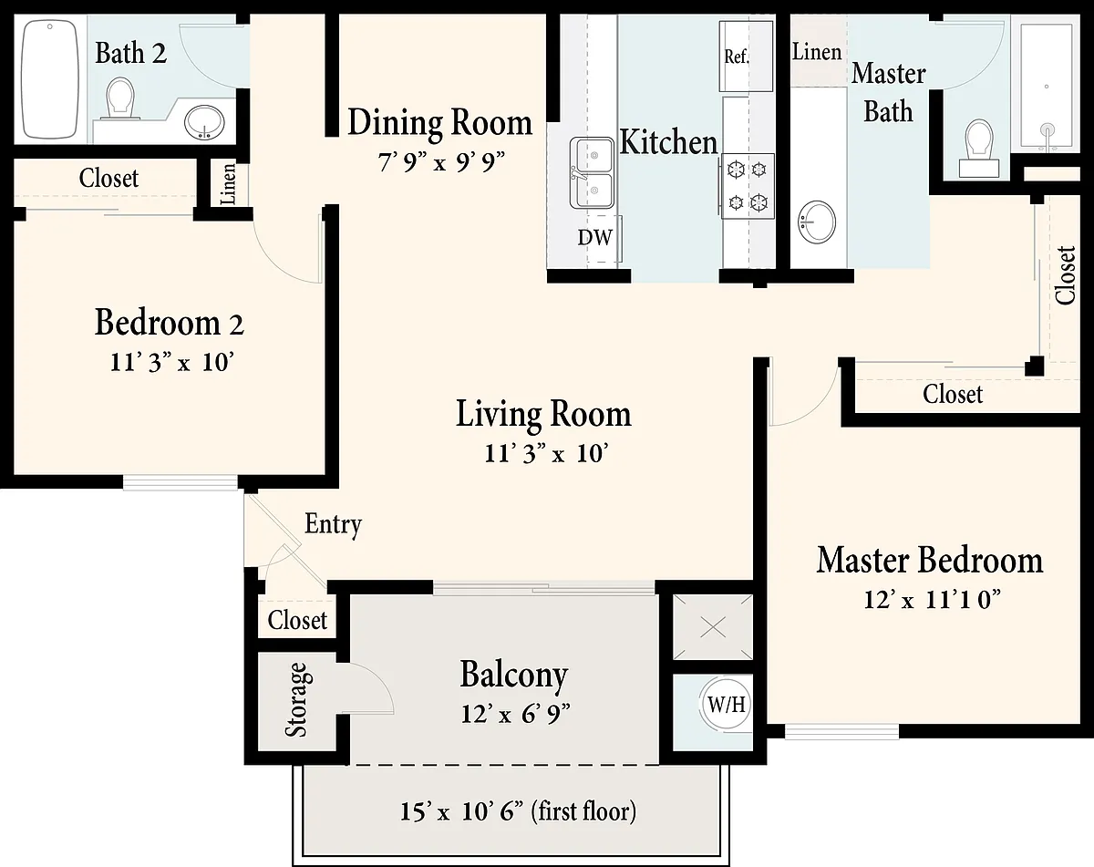 Floor plan Plan D