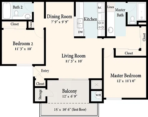 Floor plan Plan D