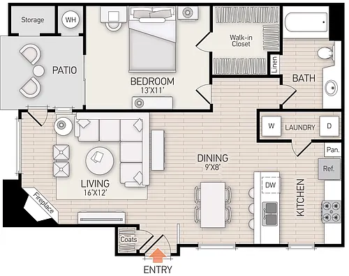 Floor plan Plan B