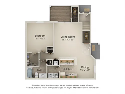 Floor plan 1C-Sunset Series