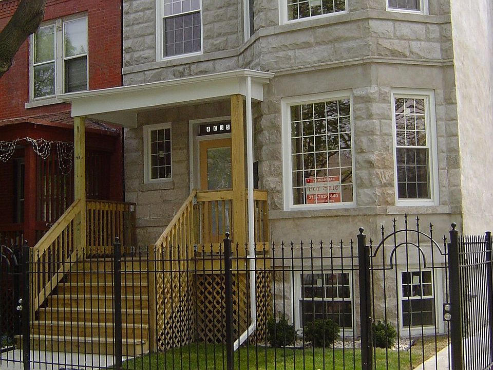 New Roof, Front Porch, Professional Landscaping, New Black Iron Fencing