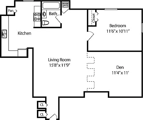 Floor plan Monroe