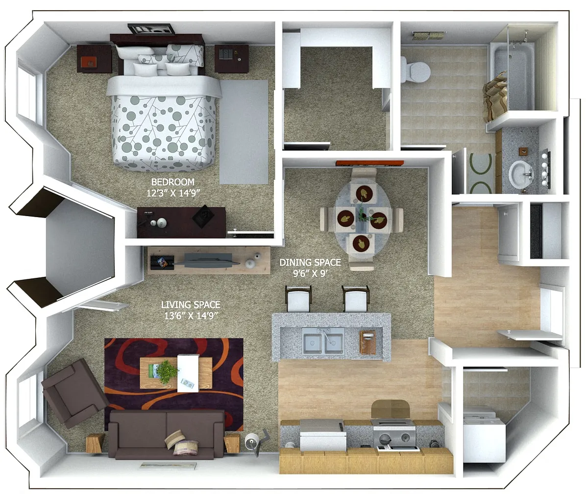 Floor plan B3