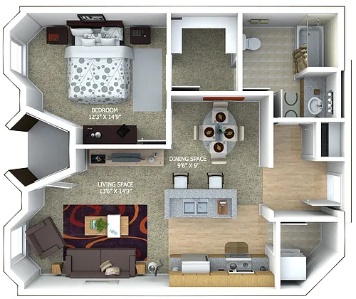 Floor plan B3