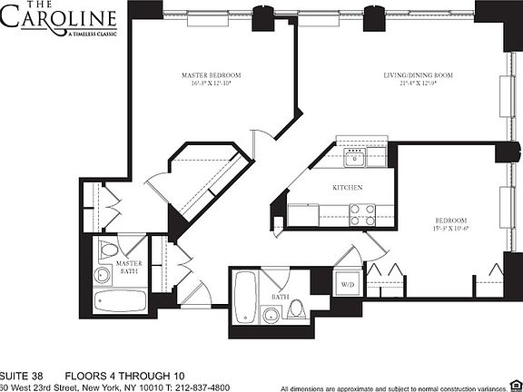 2nd image of 60 W 23rd St APT 838