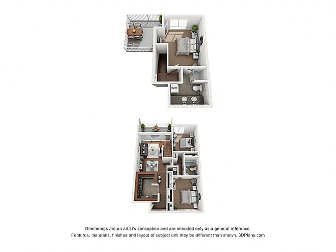 Floor plan C3- Townhomes