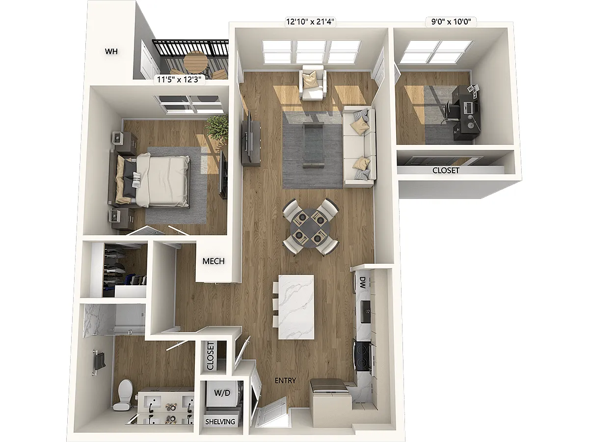 Floor plan AM19-D-SIG-Signature Collection