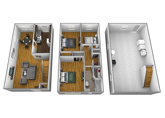 Floor plan 3 Bedrooms 1 Bath