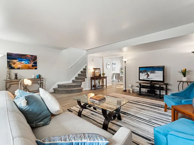 Open downstairs living area.