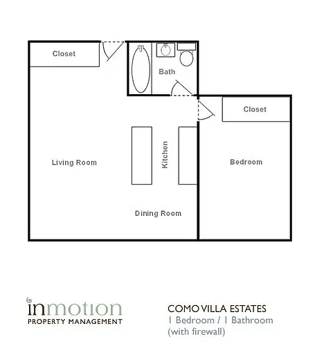 Floor plan 1 Bedroom (Stairwell)