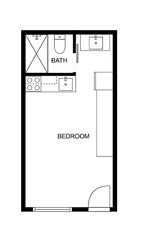 Floor plan Studio