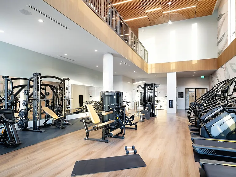 Two-story state-of-the-art fitness center
