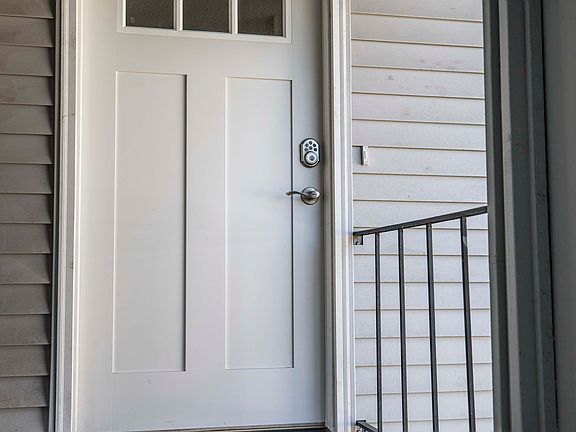 New exterior front door