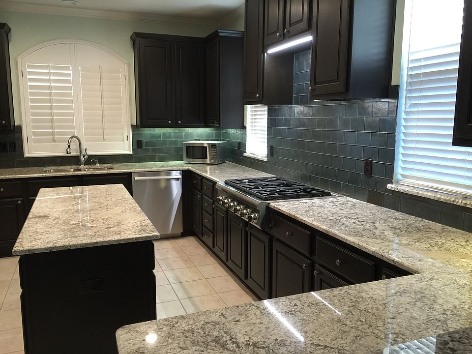 Added granite counter tops