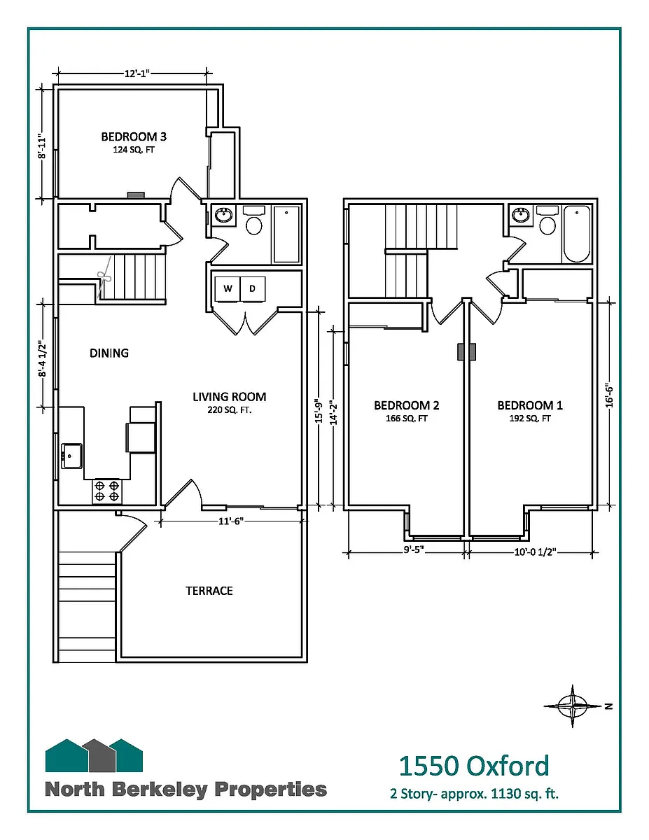 Floor plan 1550 Oxford