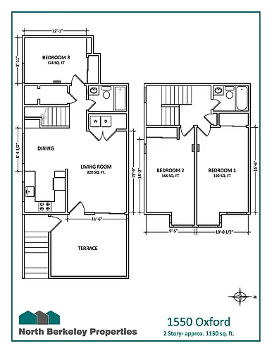 Floor plan 1550 Oxford