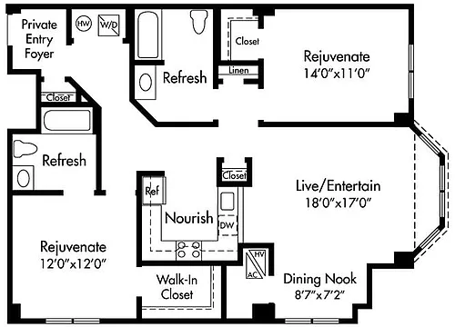 Floor plan D4
