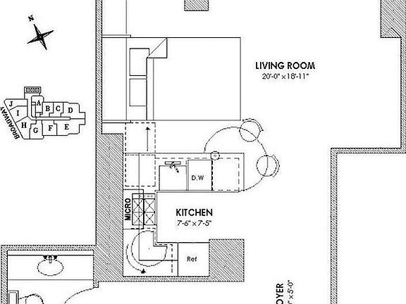 2nd image of 2000 Broadway APT 7C