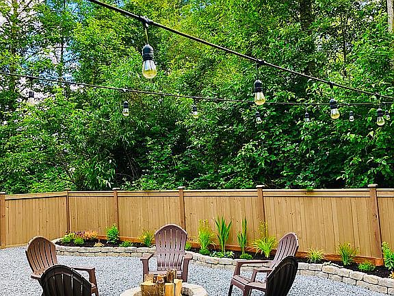 Largest yard in neighborhood