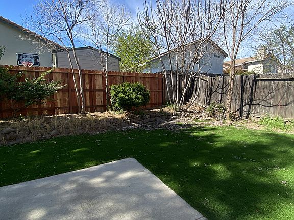 Spacious backyard