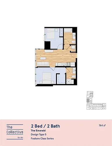 Floor plan 2X2 C