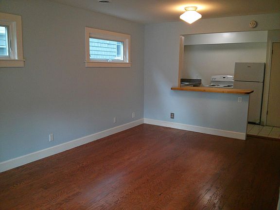 Living room towards kitchen