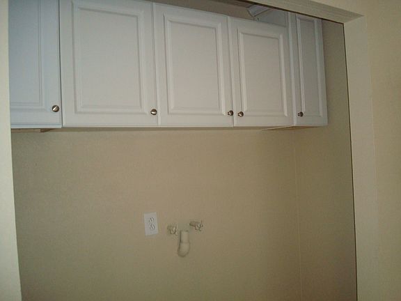 In kitchen laundry hook ups
