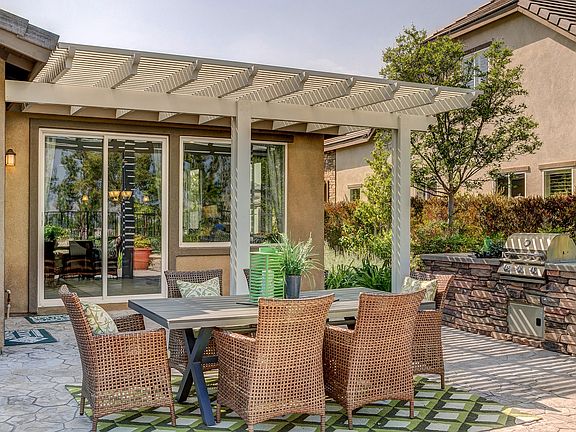 Elegant backyard patio