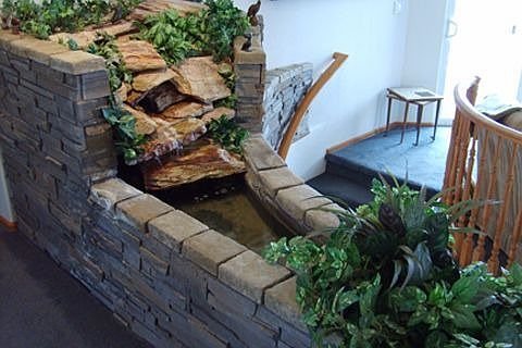 indoor waterfall