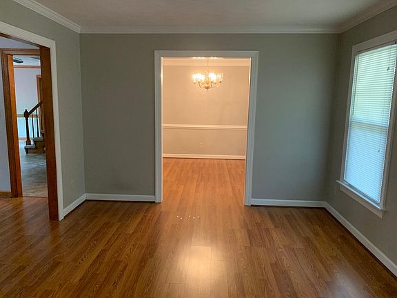 View from foyer to LR & DR beyond