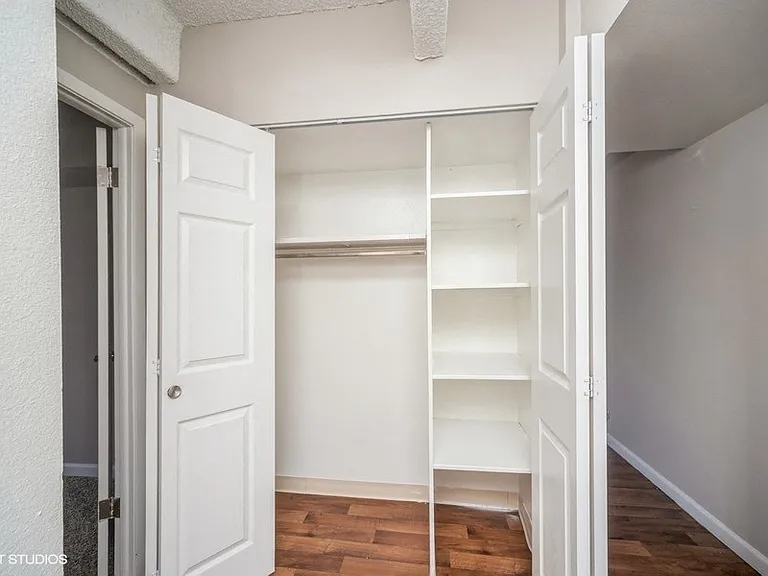 Hall closet with plenty of extra storage