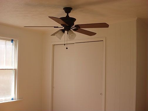 Bedroom 2- Hardwood Floors & New Ceiling Fan!