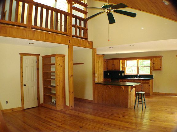 front door to kitchen view