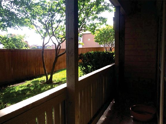 Terrace to secluded garden